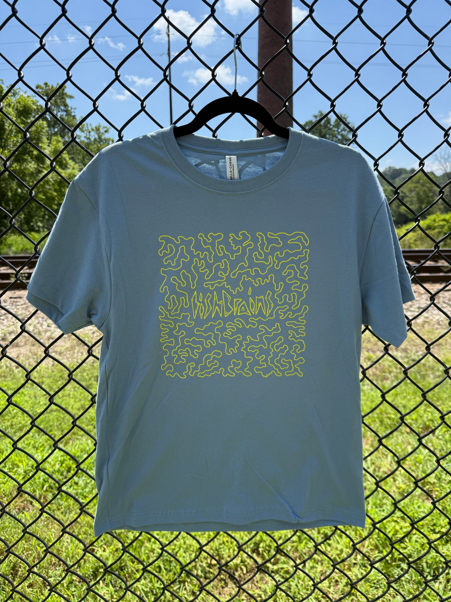 FishBrains “Squiggles” Short Sleeve T-Shirt - Vintage Denim