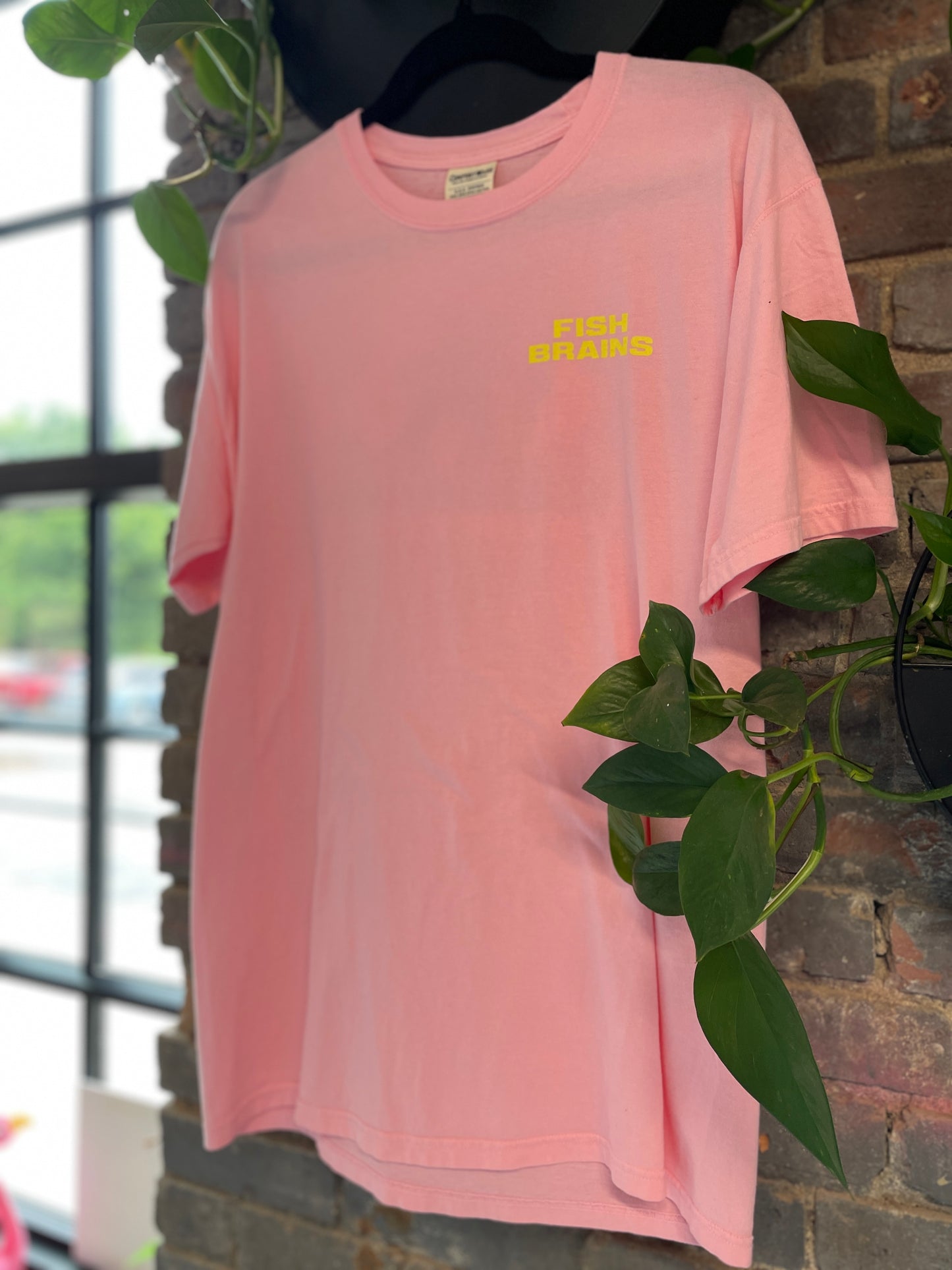 FishBrains Short Sleeve T-Shirt - Pink