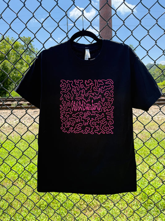 FishBrains “Squiggles” Short Sleeve T-Shirt - Black