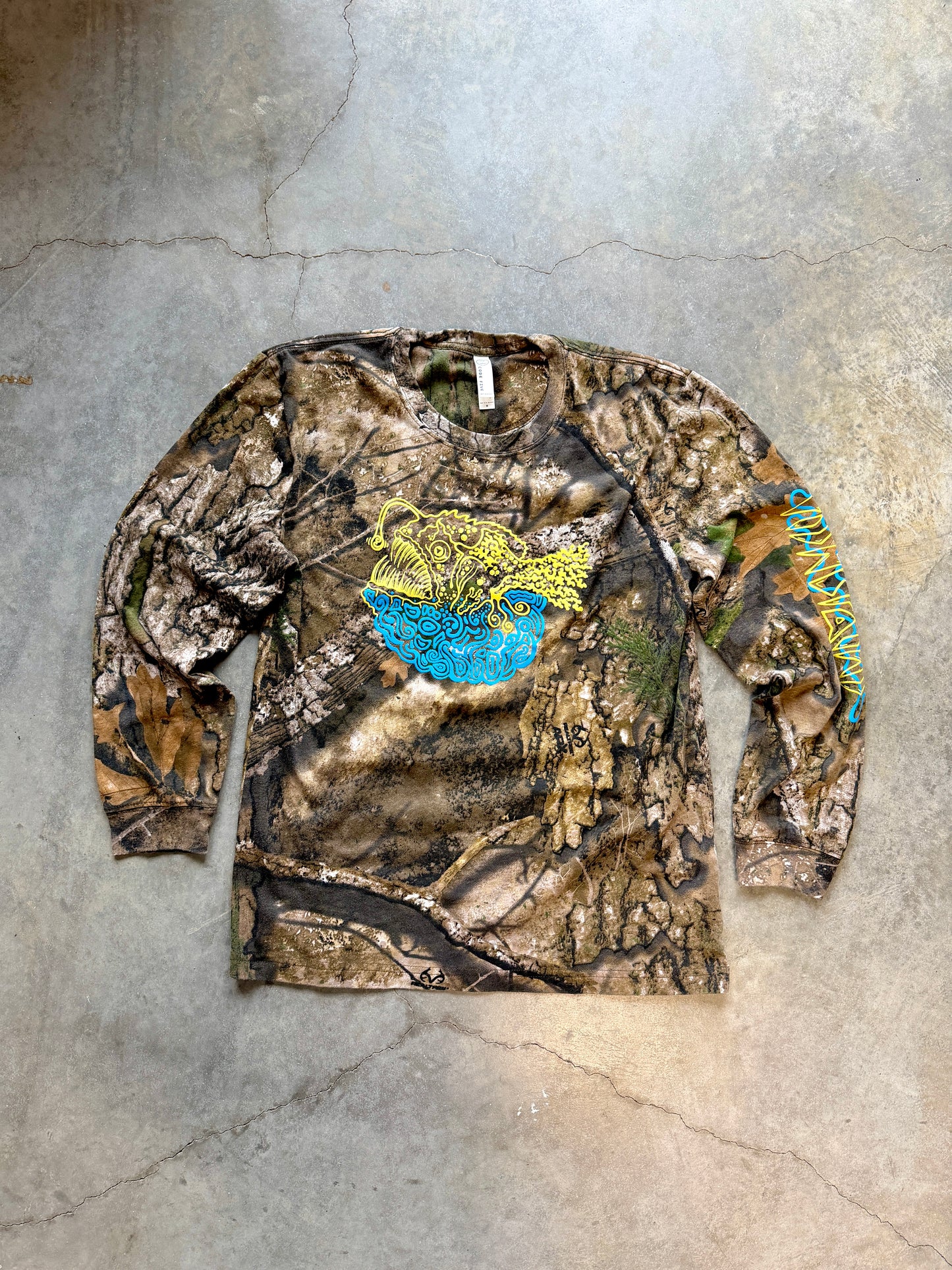 Fishbrains - Camo Long Sleeve